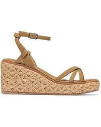 Bernardo - Cairo Criss-Cross Wedge Espadrilles - Lyst