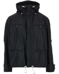 Ferragamo - Kapuzenjacke Mit Kordelzug - Lyst