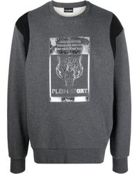 Philipp Plein - Tiger-head Logo-print Sweatshirt - Lyst