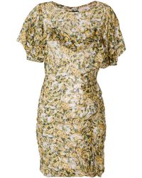 Isabel Marant Face floral print dress - Giallo