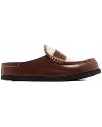 Birkenstock - Naples Canvas Leather-Trim Loafer - Lyst