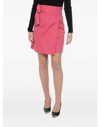 Co.Go - Bow-Detail Mini Skirt - Lyst