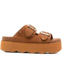 Scholl - 40Mm Heather Studded Sandals - Lyst