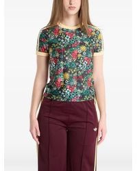 adidas - X Liberty London Floral-Print T-Shirt - Lyst