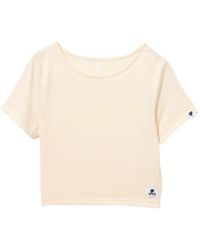 AAPE BY A BATHING AP - Logo-Patched Crop T-Shirt - Lyst
