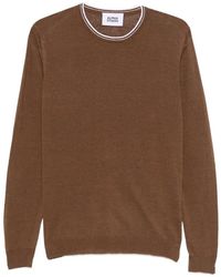 Alpha Studio - Pull Rayé À Col Ras Du Cou - Lyst