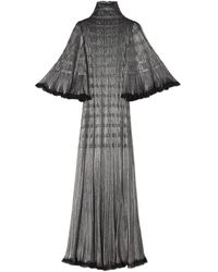 Lanvin - Maxi-Jurk Met Hoge Hals - Lyst