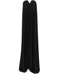 L'idée - Black Tie Pleated Gown - Lyst