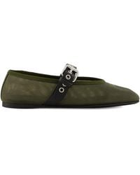 Miu Miu - Mesh Fabric Ballerinas - Lyst