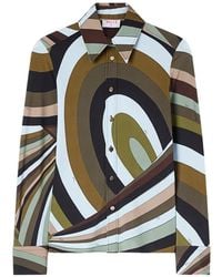 PUCCI - Iride-Print Shirt - Lyst