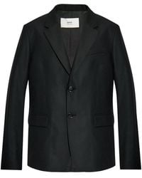 Ami Paris - Wool Single-Breasted Blazer - Lyst