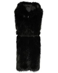 Moncler - Faux-Fur Hooded Gilet - Lyst