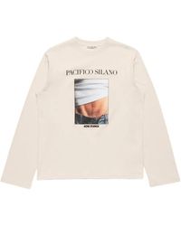 Acne Studios - Camiseta Con Logo Estampado - Lyst