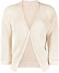 Peserico - Cardigan in Pointelle-Strick - Lyst