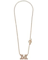Max Mara - Stilla Crystal-Embellished Necklace - Lyst