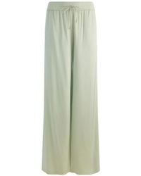 Alice + Olivia - Kenley Side-Slit Drawstring Palazzo Pants - Lyst