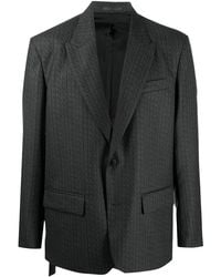 Valentino Garavani - Vltn Print Single-Breasted Blazer - Lyst