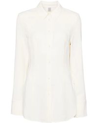 TOTEME - Classic Collar Shirt - Lyst