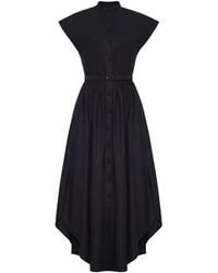 Adam Lippes - Geneveive Belted Flared Dress - Lyst