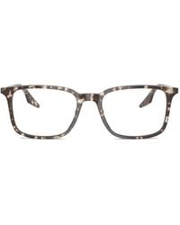 Ray-Ban - Tortoiseshell Rectangle Glasses - Lyst