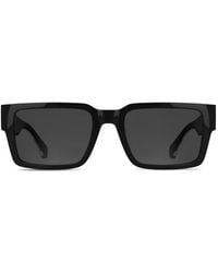Lacoste - Logo-Plaque Square-Frame Sunglasses - Lyst