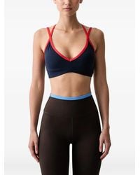 P.E Nation - Brassière De Sport Paramount À Logo Imprimé Et Bretelles Croisées - Lyst