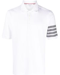 Thom Browne - 4-bar Stripe 2003-print Polo Shirt - Lyst
