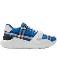 Burberry - Karierte Sneakers - Lyst