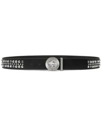 Versace - Cinturón Con Apliques Medusa - Lyst