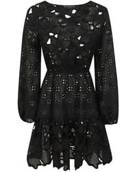 Ermanno Scervino - Broderie-Anglaise Tiered Dress - Lyst
