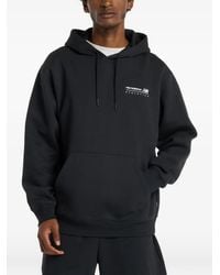 New Balance - Logo-Embroidered Hoodie - Lyst