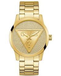 Guess - Montre À Ornements En Cristal 44 Mm - Lyst