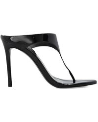 Black Suede Studio - Laurel Leather Sandals - Lyst