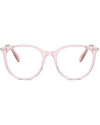 Swarovski - Round-Frame Glasses - Lyst