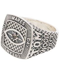 Tom Wood - Logo-engraved Sterling Silver Ring - Lyst