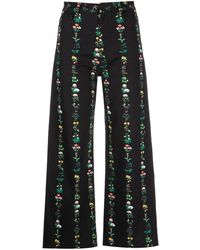 Adam Lippes - Alessia Floral-print Trousers - Lyst