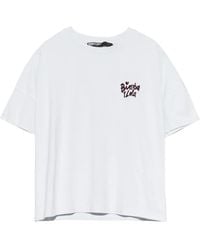 Bimba Y Lola - Light- Cotton Boxy T-Shirt - Lyst