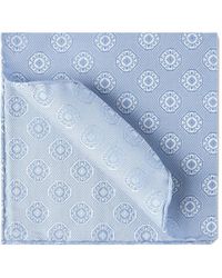 Brunello Cucinelli - Medallion Silk Pocket Square Scarf - Lyst