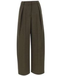 Kaos - Pleated Wide-Leg Trousers - Lyst