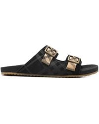 Burberry - Sandales Urchin À Carreaux - Lyst
