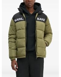 Karlkani - Colour-Block Puffer Jacket - Lyst