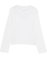 Allude - Pull À Col V - Lyst
