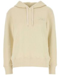 Autry - Logo-Embroidered Drawstring Hoodie - Lyst