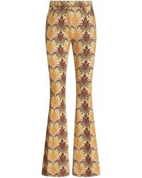 Etro - Graphic-print Flared Jeans - Lyst