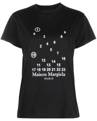 Maison Margiela - T-shirt Met Print - Lyst