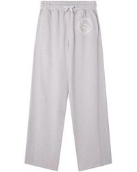Stella McCartney - Wave Drawstring Organic Cotton Track Pants - Lyst
