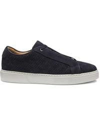 BOSS - Textured Sneakers - Lyst