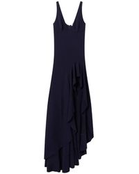 Stella McCartney - Asymmetric Dress With Ruffles - Lyst