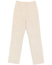 TOVE - Pantalon Tieve À Effet Peau De Crocodile - Lyst