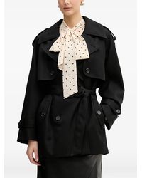 Joop! - Double-Breasted Trench Coat - Lyst